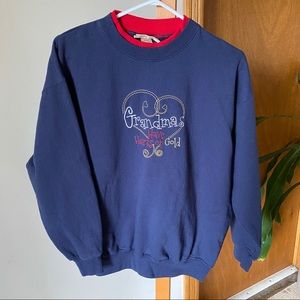 Vintage “Grandmas Have Hearts Of Gold” Crewneck Sweater